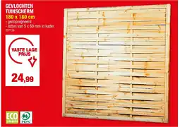 Hubo GEVLOCHTEN TUINSCHERM 180 x 180 cm aanbieding