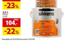 Hubo TRANSPARANTE HOUTBEITS “CETOL FILTER” 2,5 L aanbieding