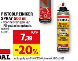 Hubo PISTOOLREINIGER SPRAY 500 ml aanbieding