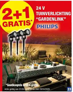 Hubo 24 V TUINVERLICHTING “GARDENLINK” aanbieding