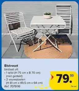 Carrefour Bistroset aanbieding