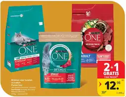 Carrefour Brokken voor honden en katten Purina One aanbieding