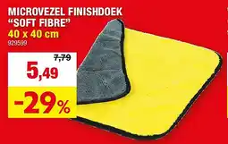 Hubo MICROVEZEL FINISHDOEK “SOFT FIBRE” 40 x 40 cm aanbieding