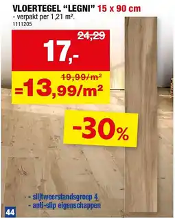 Hubo VLOERTEGEL “LEGNI” 15 x 90 cm aanbieding