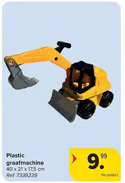 Carrefour Plastic graafmachine aanbieding