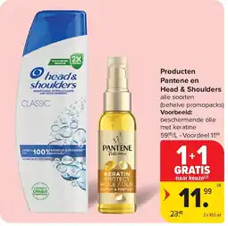 Carrefour Producten Pantene en Head & Shoulders aanbieding
