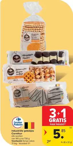 Carrefour Industriële gebakjes Carrefour aanbieding