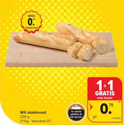 Carrefour Wit stokbrood aanbieding