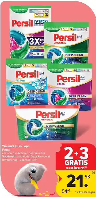 Wasmiddel in caps Persil