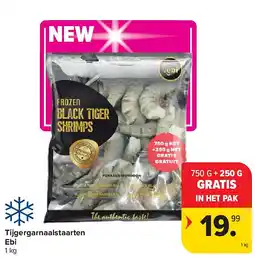Carrefour Tijgergarnaalstaarten Ebi aanbieding