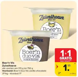 Carrefour Boer’n Vla Zuivelhoeve aanbieding