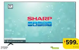 Carrefour SHARP 70HP5265E QLED TV aanbieding