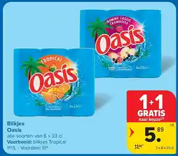 Carrefour Blikjes Oasis aanbieding
