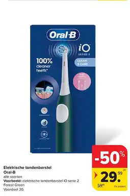 Carrefour Elektrische tandenborstel Oral-B aanbieding