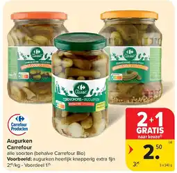 Carrefour Augurken Carrefour aanbieding