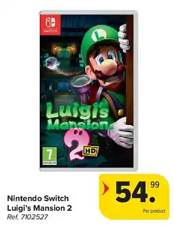Carrefour Nintendo Switch Luigi’s Mansion 2 aanbieding