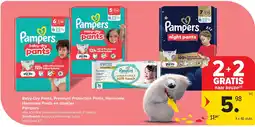 Carrefour Baby-Dry Pants, Premium Protection Pants, Harmonie, Harmonie Pants en doekjes Pampers aanbieding