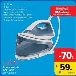 Carrefour Stoomcentrale SV4110C0 aanbieding