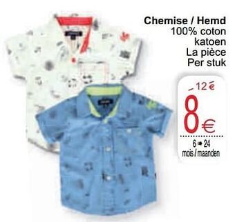 Cora Chemise - hemd aanbieding