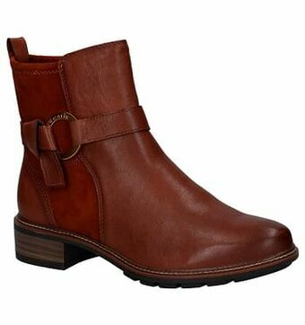 Torfs Tamaris Touch it Cognac Enkellaarzen aanbieding