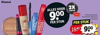 Kruidvat Volume on demand mascara aanbieding