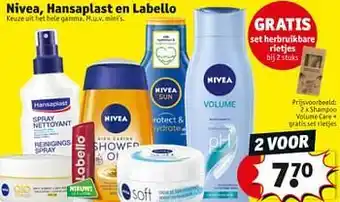 Kruidvat Shampoo volume care + gratis set rietjes aanbieding