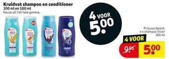 Kruidvat Shampoo silver aanbieding