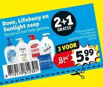 Kruidvat Lifebuoy hygiënische handzeep aanbieding