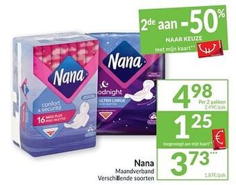 Nana maandverband