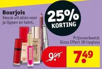 Kruidvat Gloss effect 3d lipgloss aanbieding