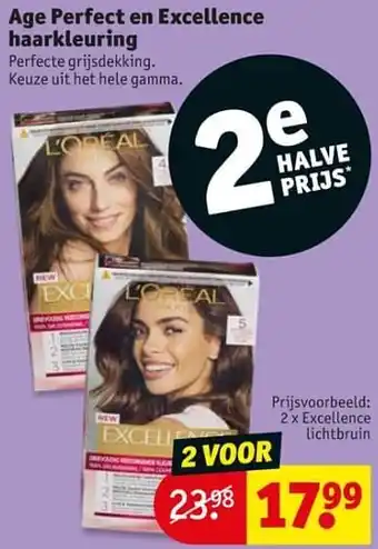 Kruidvat Excellence lichtbruin aanbieding