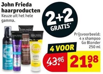 Kruidvat Shampoo go blonder aanbieding