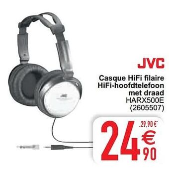Jvc casque hifi filaire hifi-hoofdtelefoon met draad harx500e