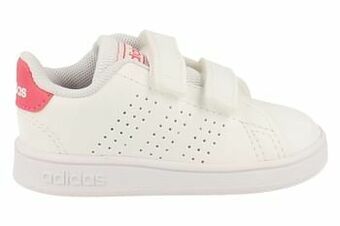 Adidas Sneaker Laag Meisjes Maat 19/26 Advantage Velcro - Wit