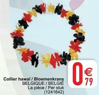 Cora Collier hawaï - bloemenkrans belgique - belgië aanbieding