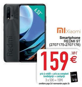 Cora Xiaomi smartphone redmi 9t aanbieding