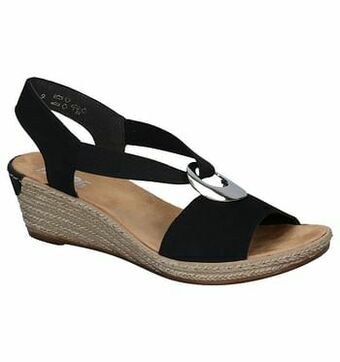 Torfs Rieker Zwarte Sandalen aanbieding
