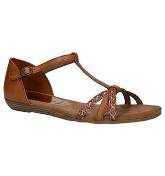 Torfs Tamaris Cognac Sandalen aanbieding