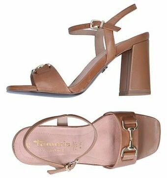 Torfs Tamaris Heart & Sole Cognac Sandalen aanbieding