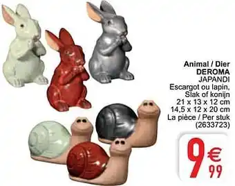 Cora Animal - dier deroma japandi aanbieding