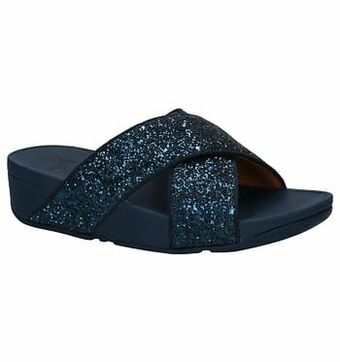 Torfs FitFlop Lulu Glitter Blauwe Slippers aanbieding