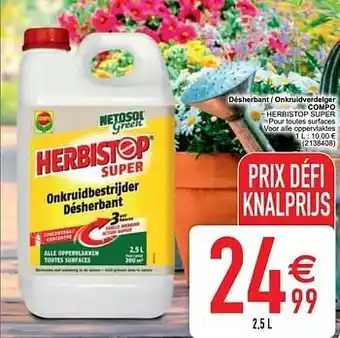 Cora Désherbant - onkruidverdelger compo herbistop super aanbieding