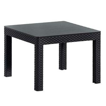 Keter tafel Emma - antracietkleur - 59x59x43 cm - Leen Bakker
