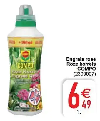 Engrais rose roze korrels compo