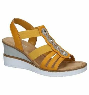 Torfs Rieker Gele Sandalen aanbieding