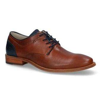 Torfs Bullboxer Cognac Geklede Veterschoenen aanbieding