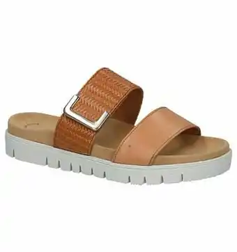Torfs Gabor Best Fitting Cognac Slippers aanbieding