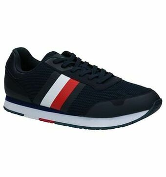 Torfs Tommy Hilfiger Corporate Blauwe Veterschoenen aanbieding