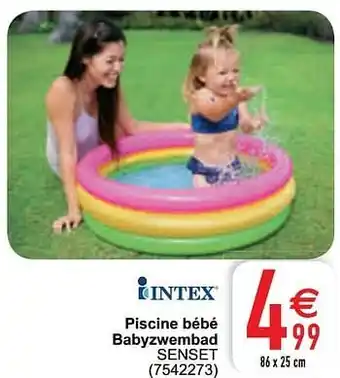 Cora Piscine bébé babyzwembad senset aanbieding