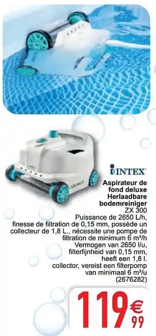 Cora Aspirateur de fond deluxe herlaadbare bodemreiniger zx 300 aanbieding